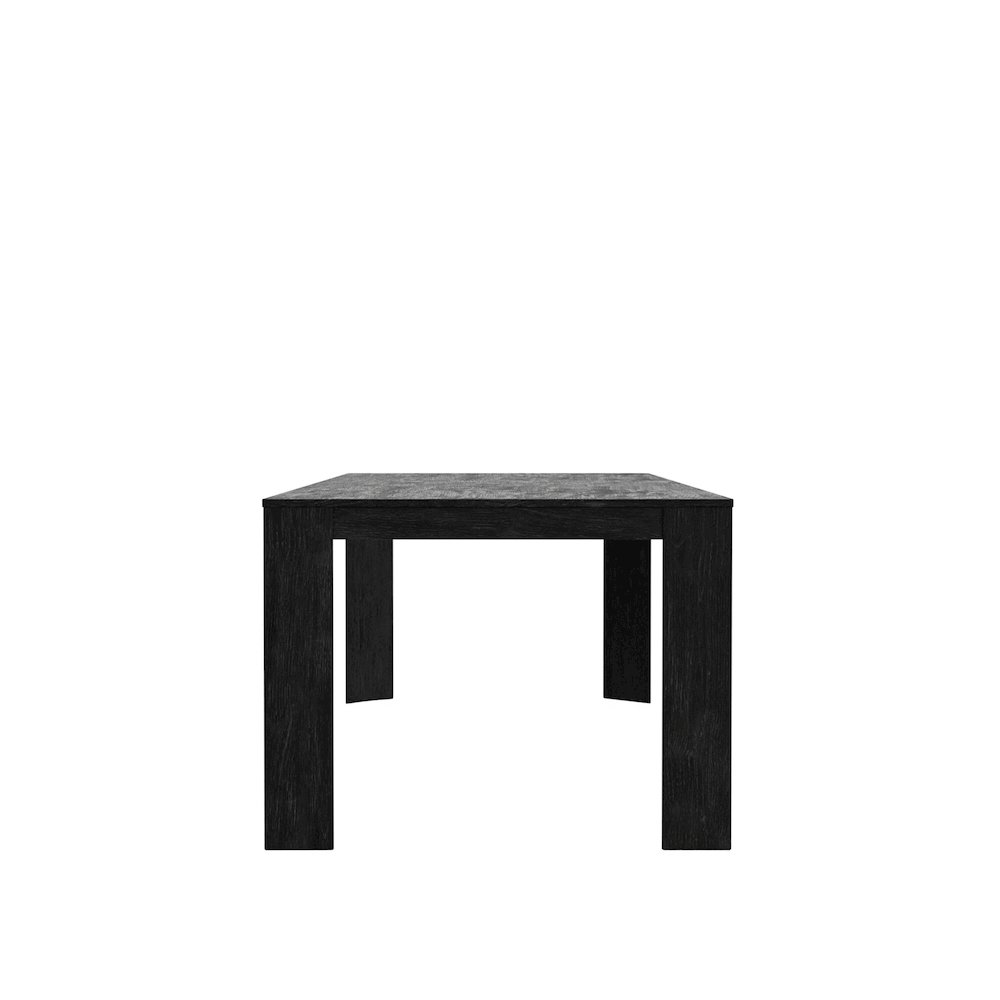 Carter Extension Dining Table, Black. Picture 9
