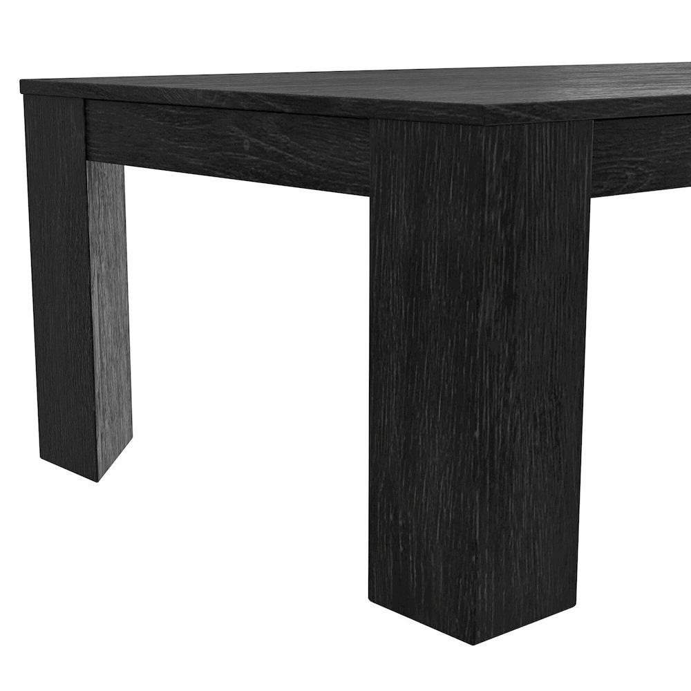 Carter Rectangular Coffee Table, Black. Picture 6