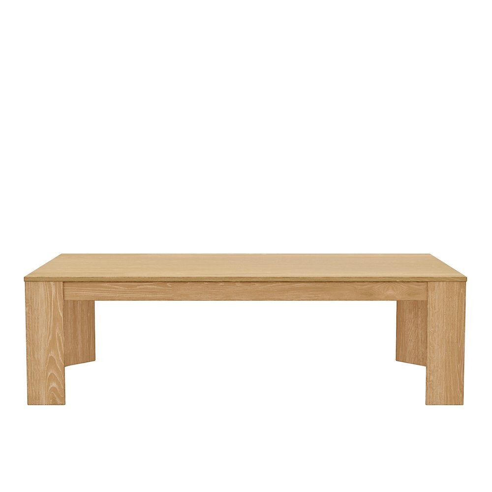 Carter Rectangular Coffee Table, Natural. Picture 3
