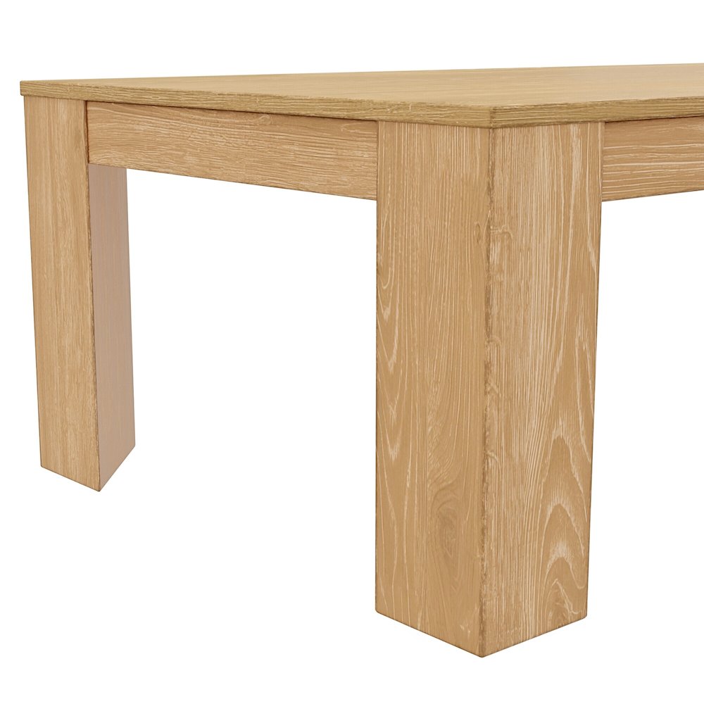 Carter Rectangular Coffee Table, Natural. Picture 6