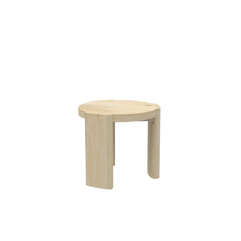 Sloane 20" Round End Table, Driftwood. Picture 4
