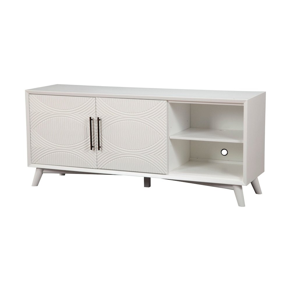 Tranquility TV Console, White. Picture 6