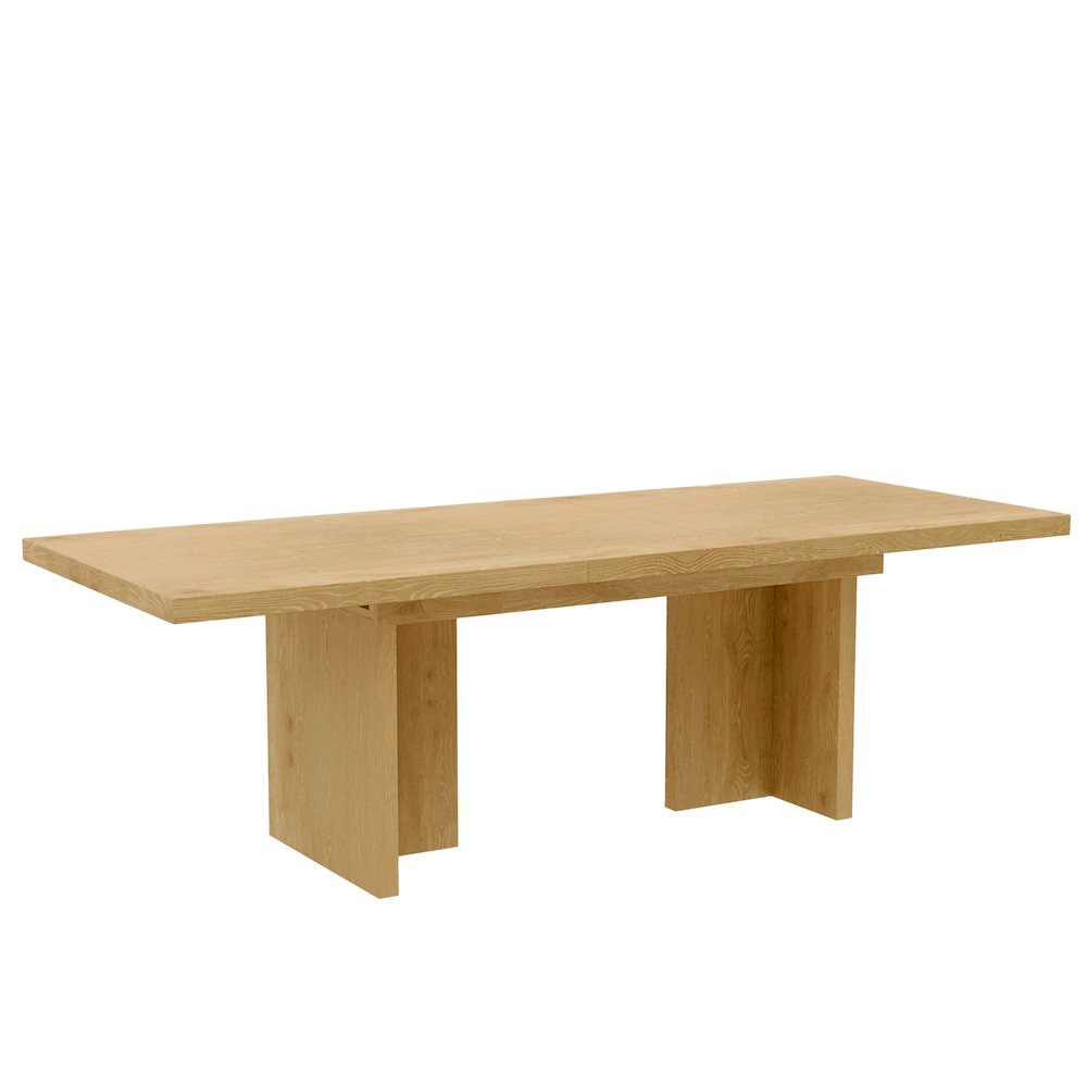 Donte Self Storage Extension Dining Table, Natural. Picture 3