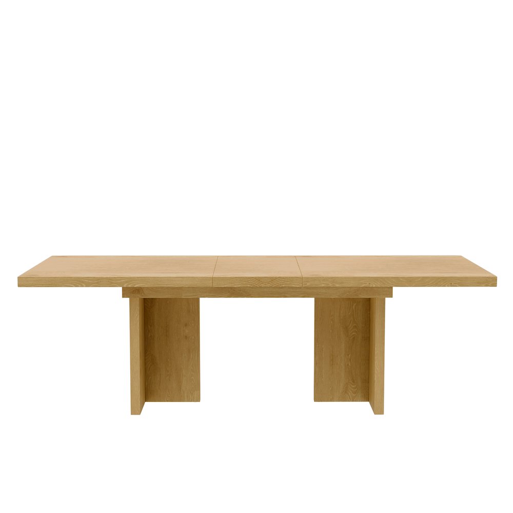 Donte Self Storage Extension Dining Table, Natural. Picture 4