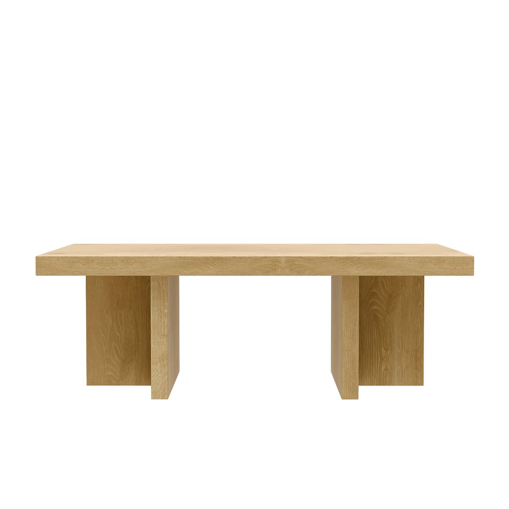 Donte Rectangular Coffee Table, Natural. Picture 4