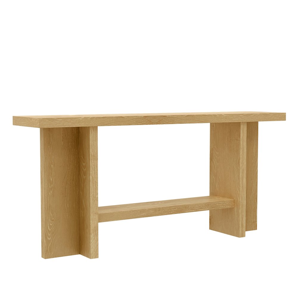 Donte Console Table, Natural. Picture 1