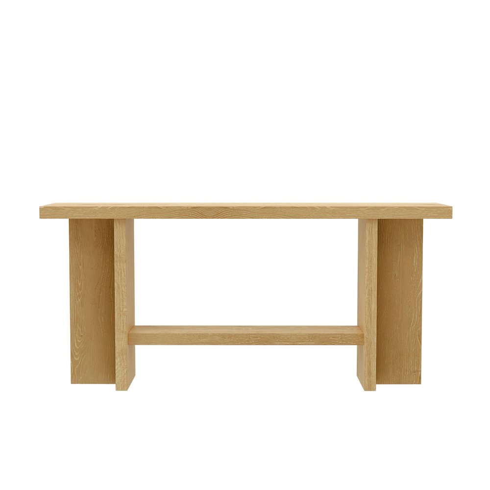 Donte Console Table, Natural. Picture 3