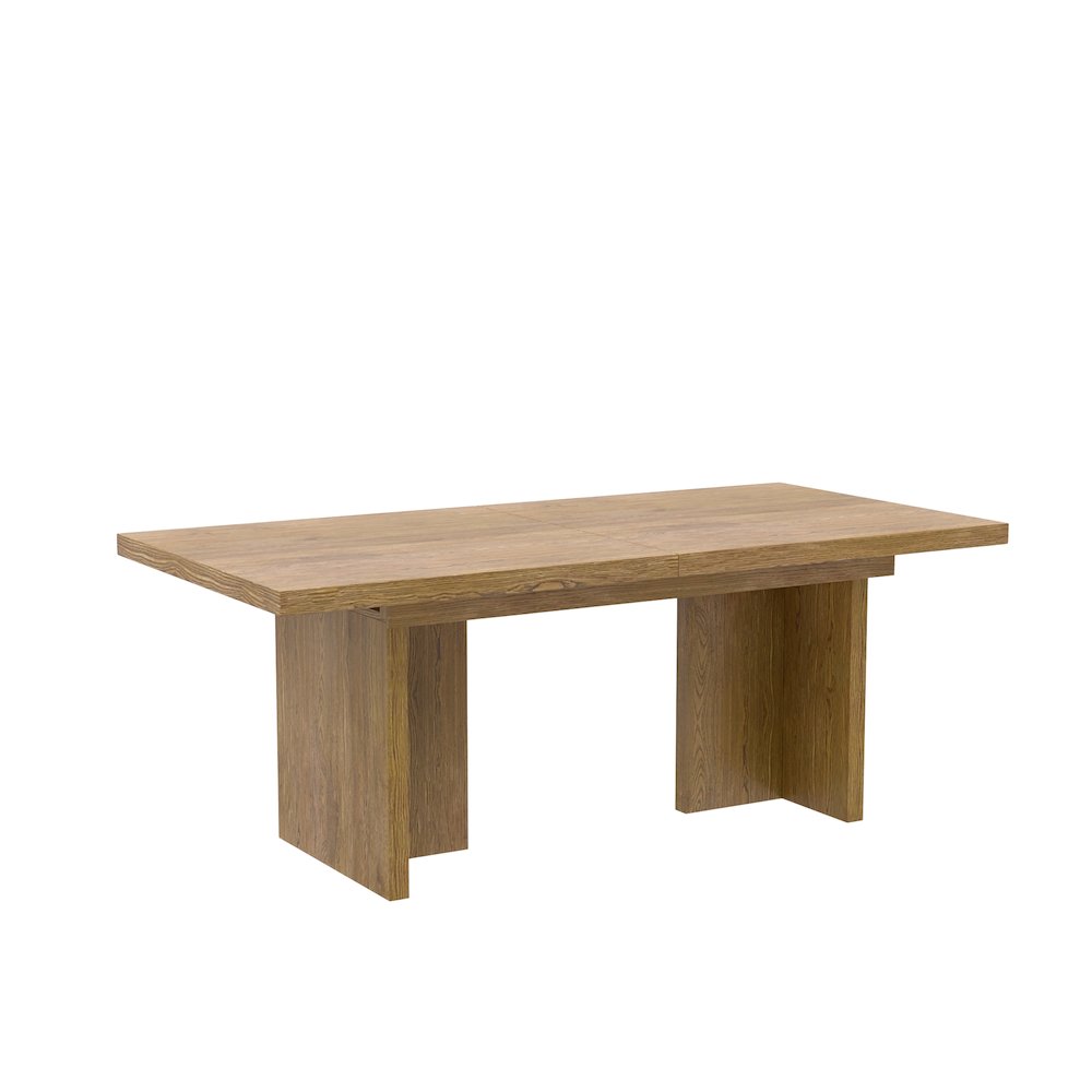 Donte Self Storage Extension Dining Table, Oak. Picture 9