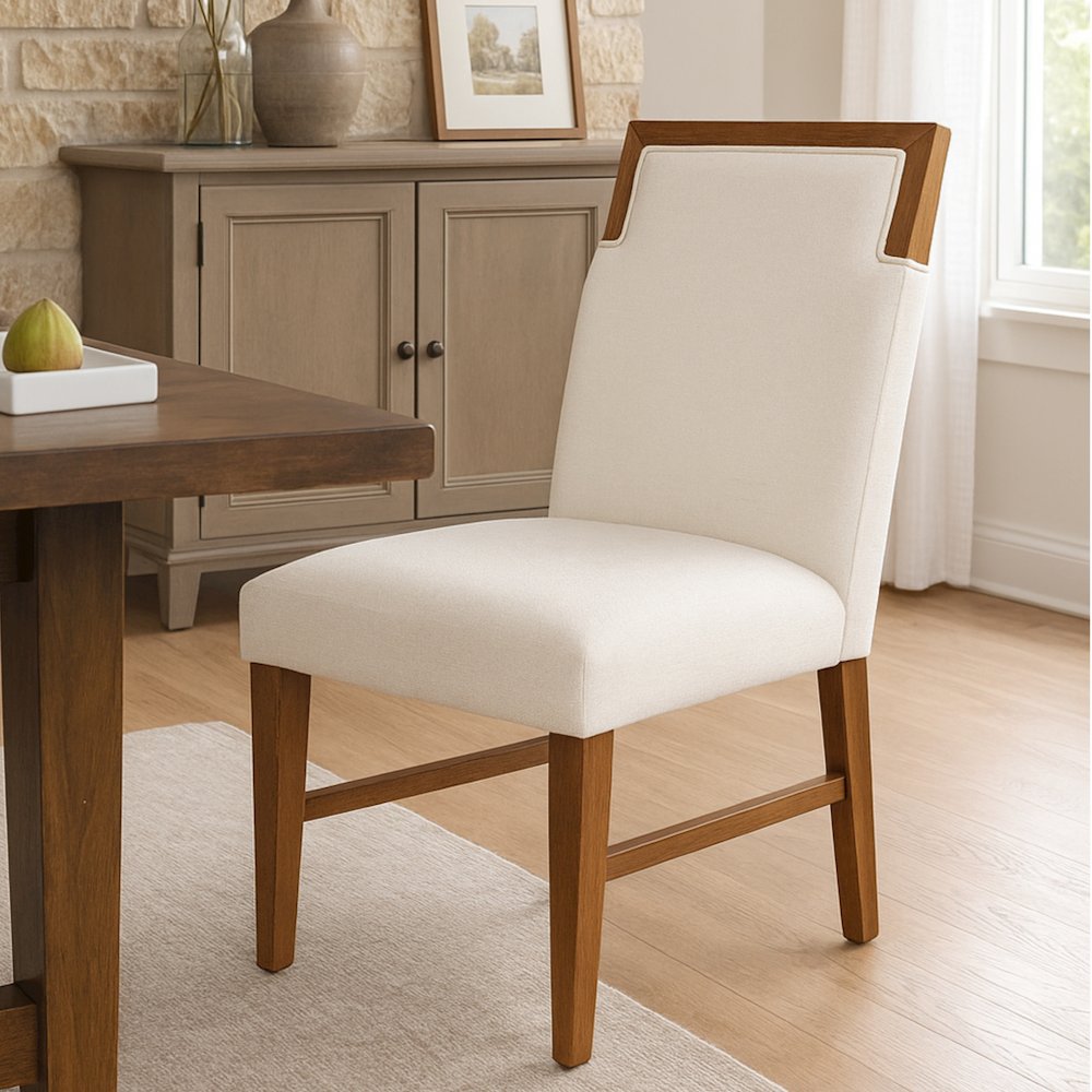 Donte Oak Side Chairs, Set of 2. Picture 2