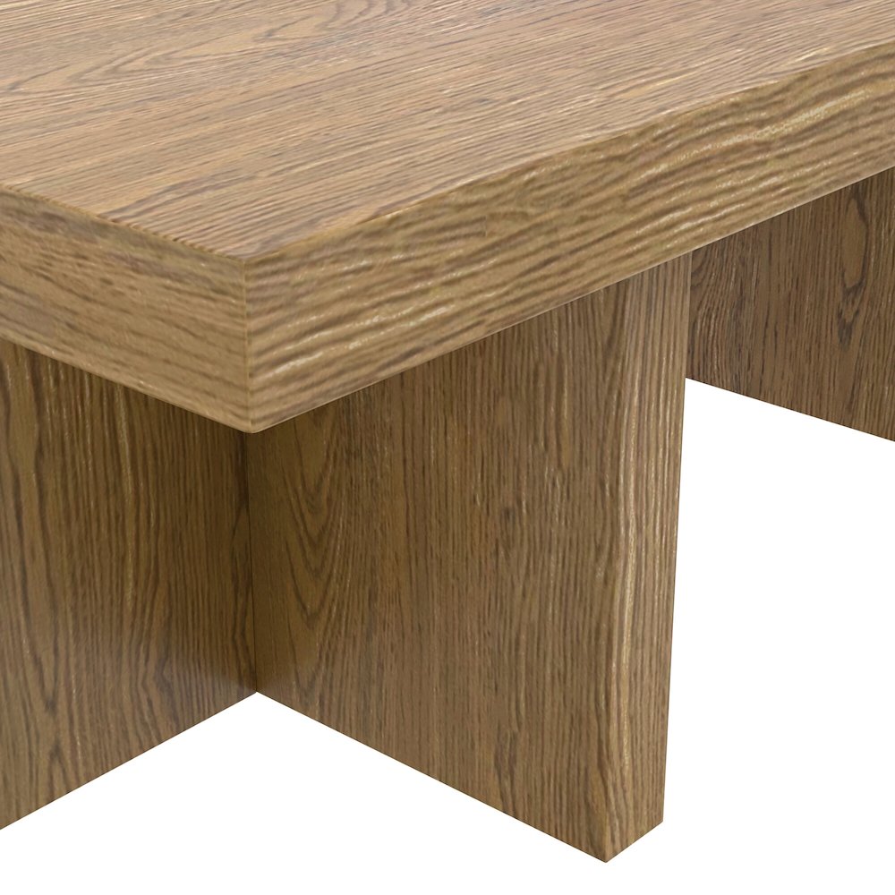 Donte Rectangular Coffee Table, Oak. Picture 6