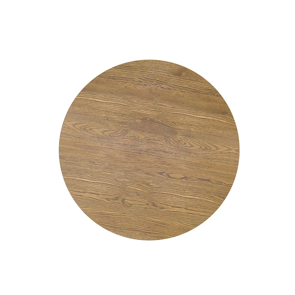 Donte Round Coffee Table, Oak. Picture 5