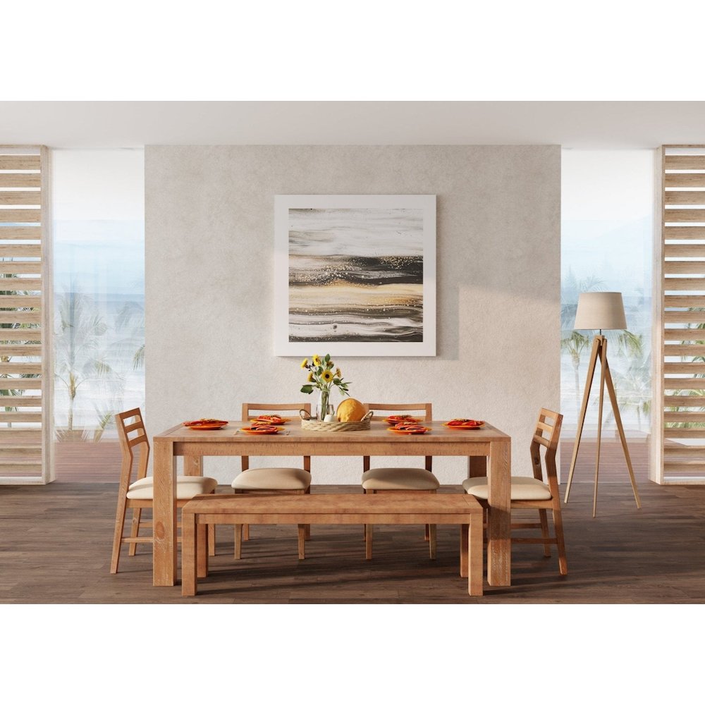 Aiden Dining Bench. Picture 3