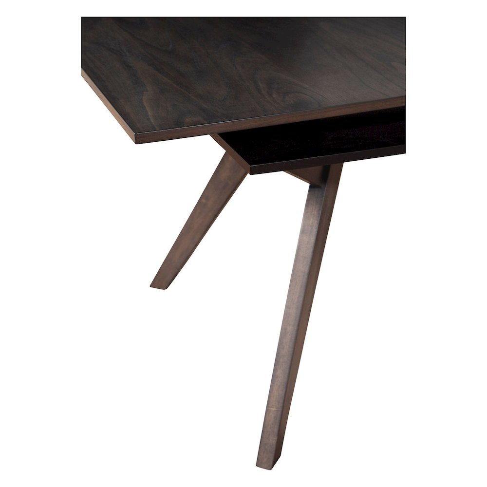 Lennox Rectangular Extension Dining Table, Dark Tobacco. Picture 5
