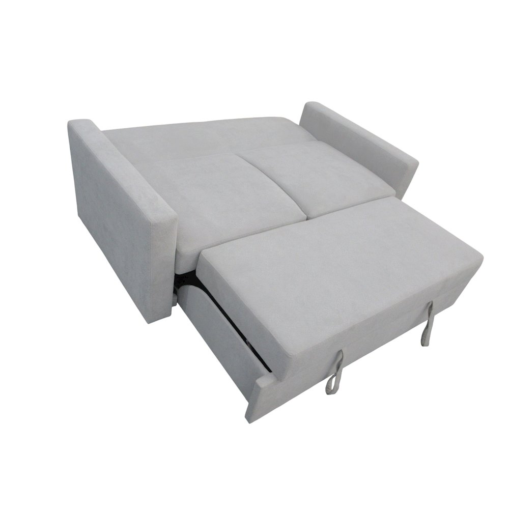 Dena Sleeper Sofa, Light Grey. Picture 4