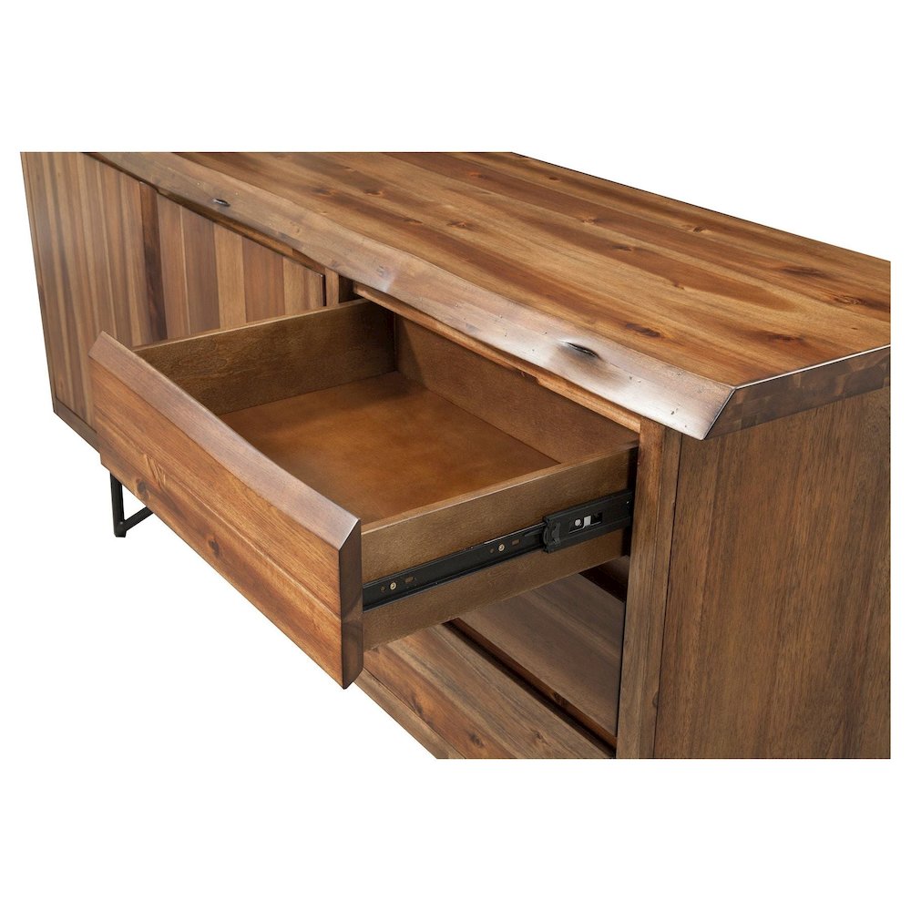 Live Edge Server, Light Walnut. Picture 4