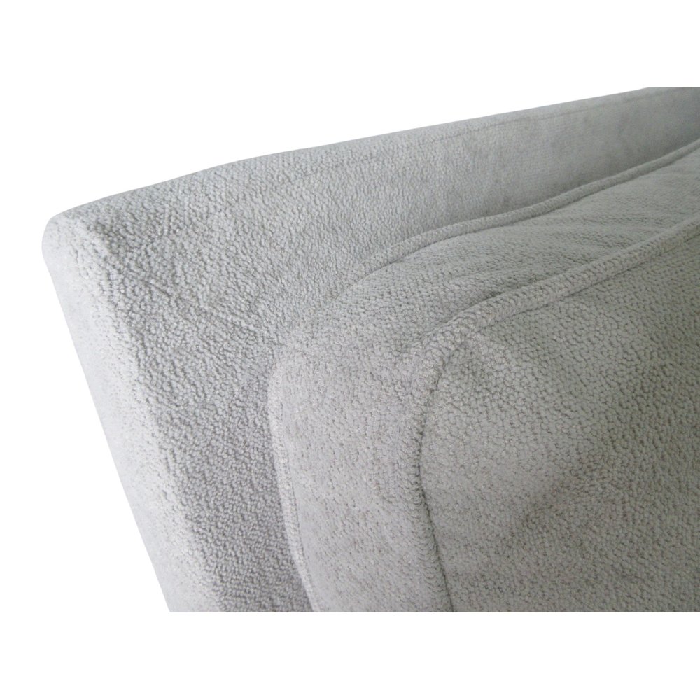 Inez Push Accent Back Chair, Light Grey. Picture 5