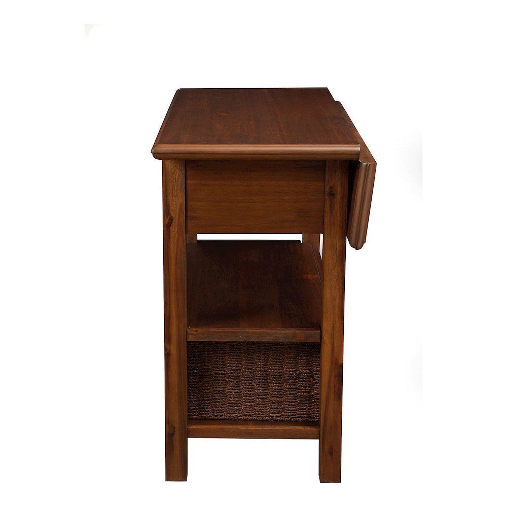 Caldwell Kitchen Cart, Antique Cappuccino. Picture 7