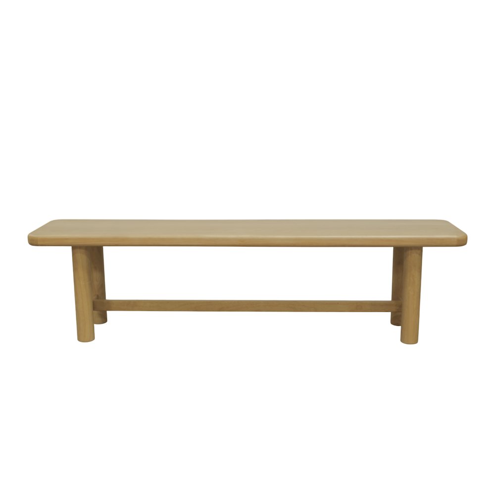 Hudson Dining Bench, Light Oak. Picture 3