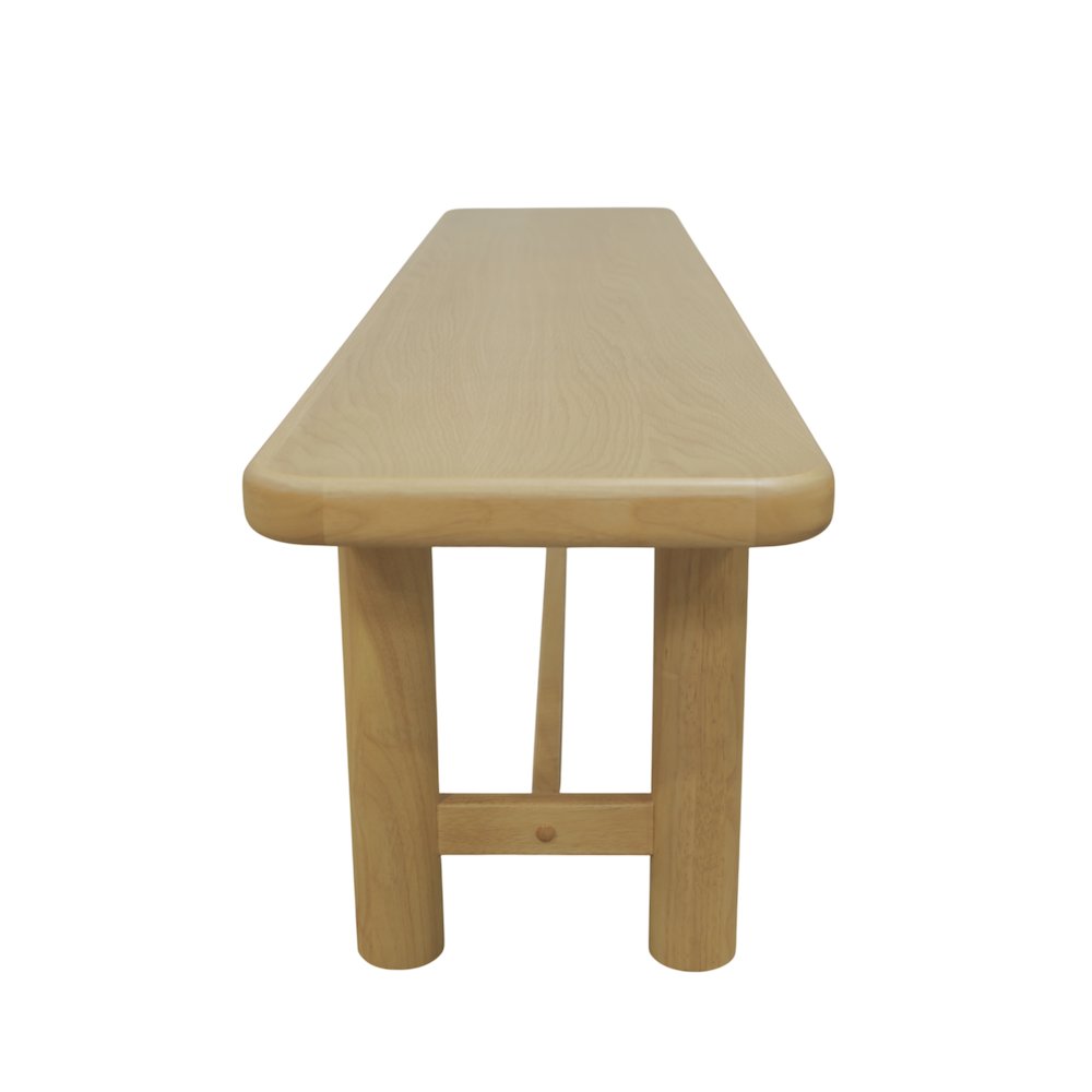 Hudson Dining Bench, Light Oak. Picture 5