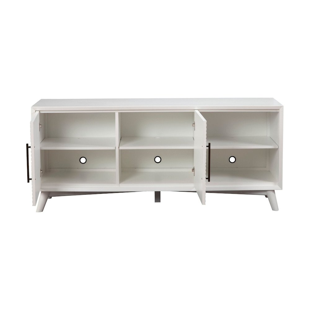 Tranquility TV Console, White. Picture 4