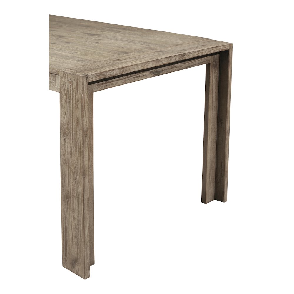 Seashore Fixed Top Dining Table, Antique Natural. Picture 3