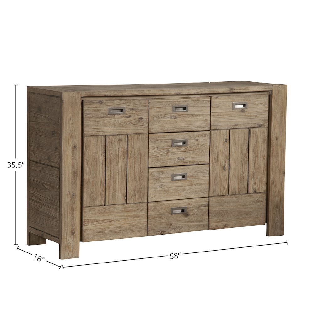 Seashore Sideboard, Antique Natural. Picture 3