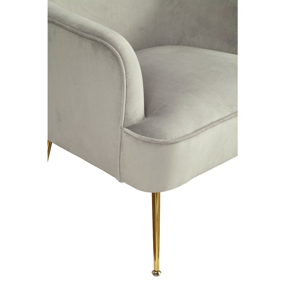 Rebecca Leisure Chair, Grey. Picture 6
