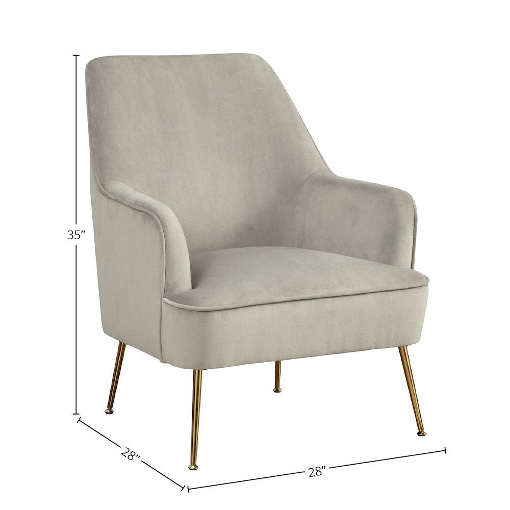 Rebecca Leisure Chair, Grey. Picture 1