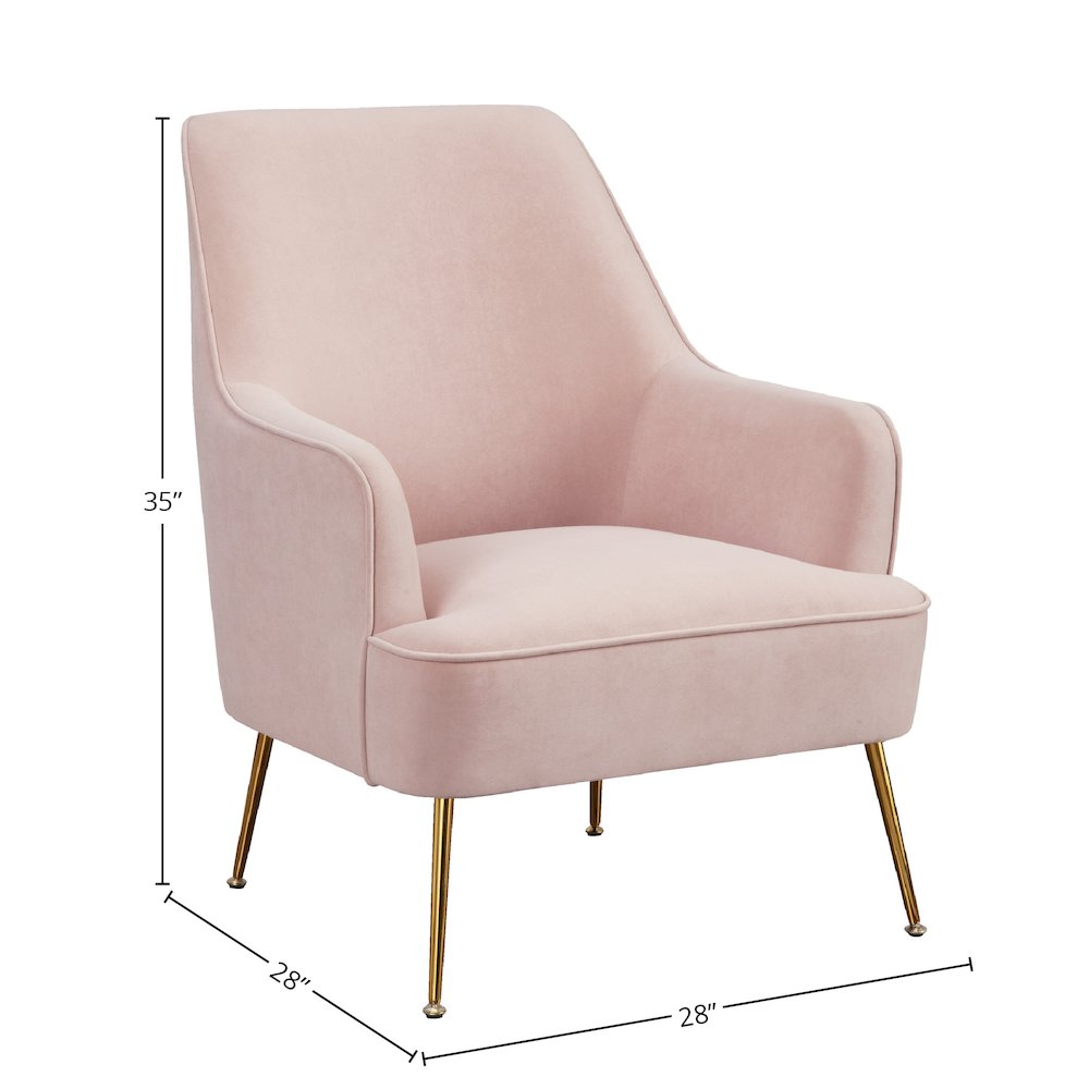 Rebecca Leisure Chair, Pink. Picture 1
