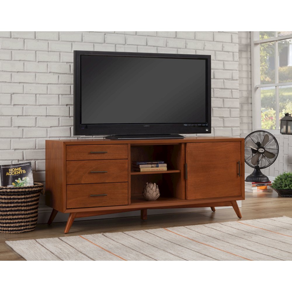 Flynn Large TV Console, Acorn. Picture 6
