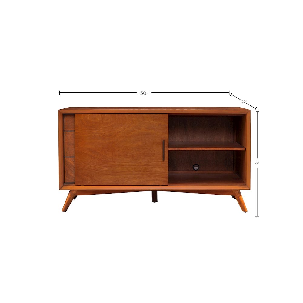 Flynn Small TV Console, Acorn. Picture 1