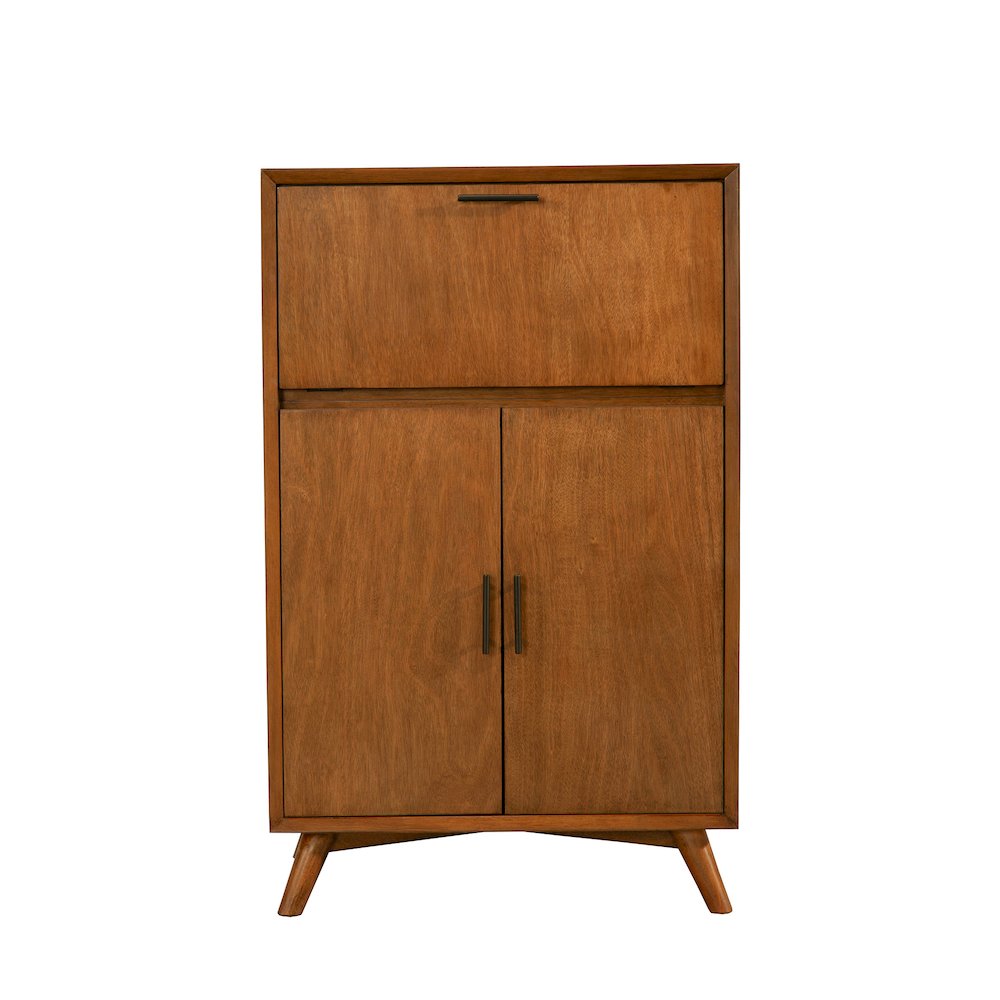Flynn Large Bar Cabinet w/Drop Down Tray, Acorn. Picture 3