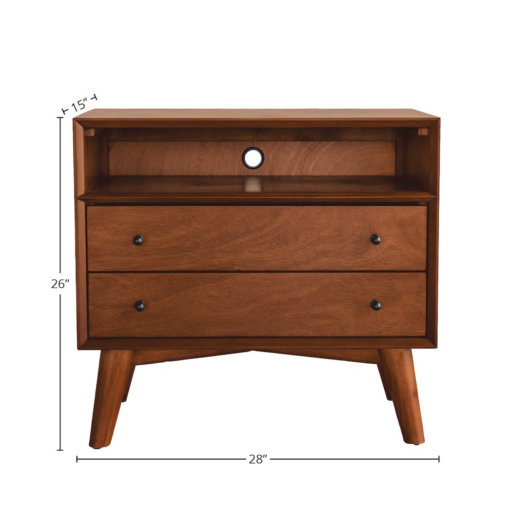 Flynn Large Nightstand, Acorn. Picture 13