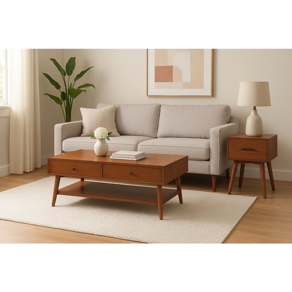 Flynn Coffee Table, Chestnut. Picture 2