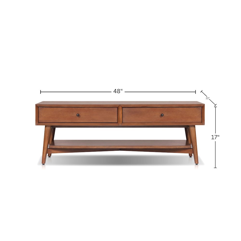 Flynn Coffee Table, Chestnut. Picture 8