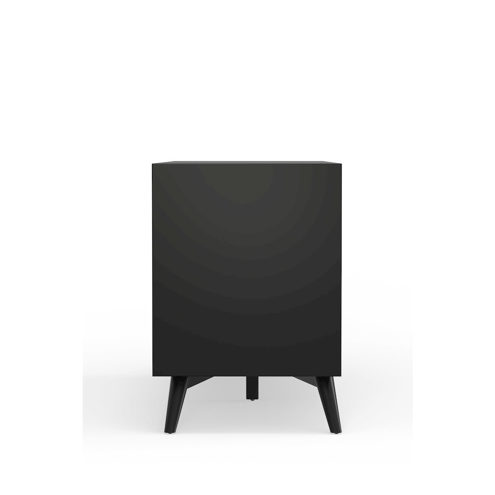 Flynn Small TV Console, Black. Picture 4