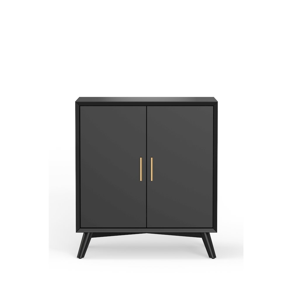 Flynn Small Bar Cabinet, Black. Picture 1