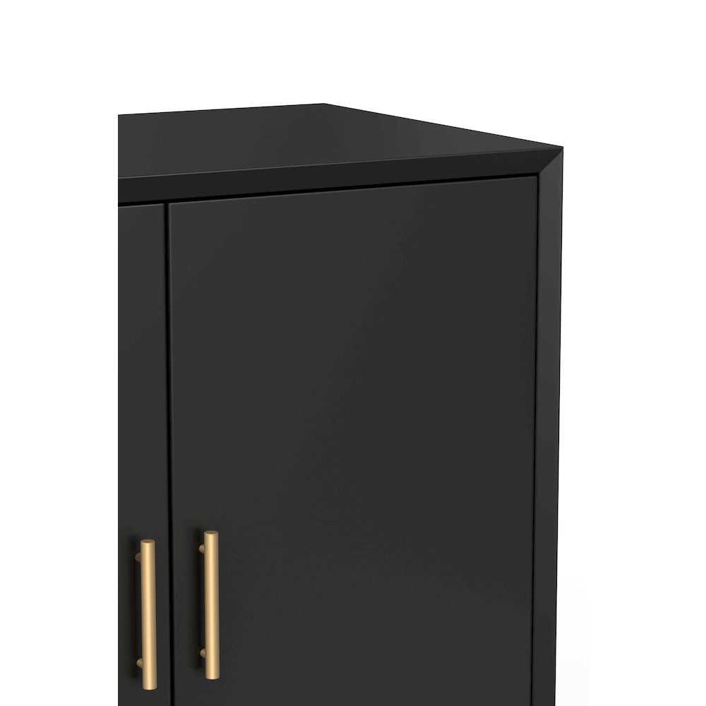 Flynn Small Bar Cabinet, Black. Picture 7