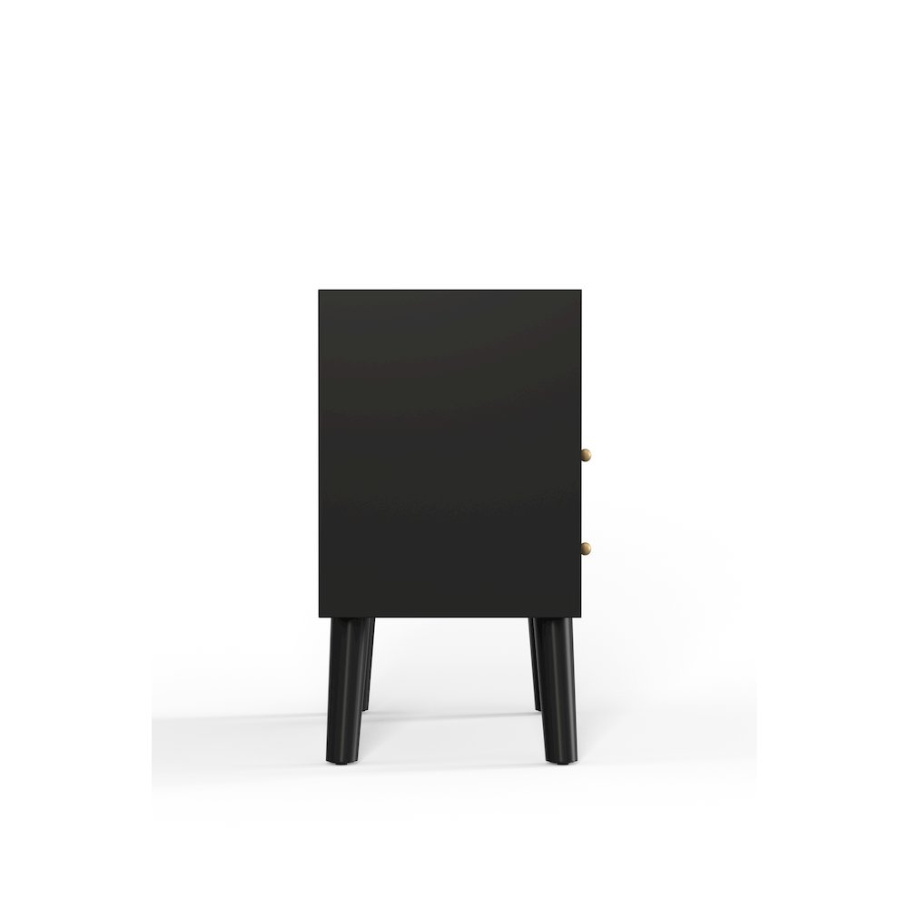 Flynn Large Nightstand, Black. Picture 6