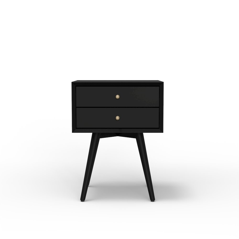 Flynn Small Nightstand, Black. Picture 4