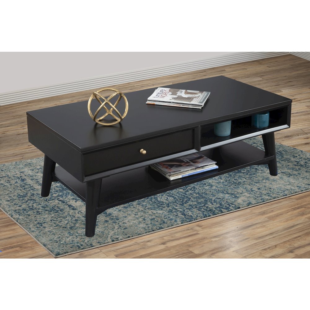 Flynn Coffee Table, Black. Picture 1