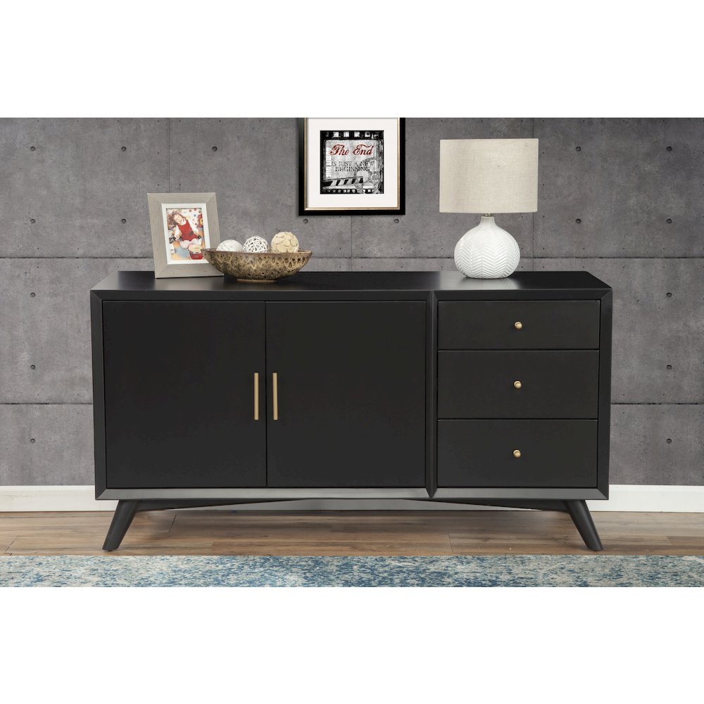Flynn Sideboard, Black. Picture 4
