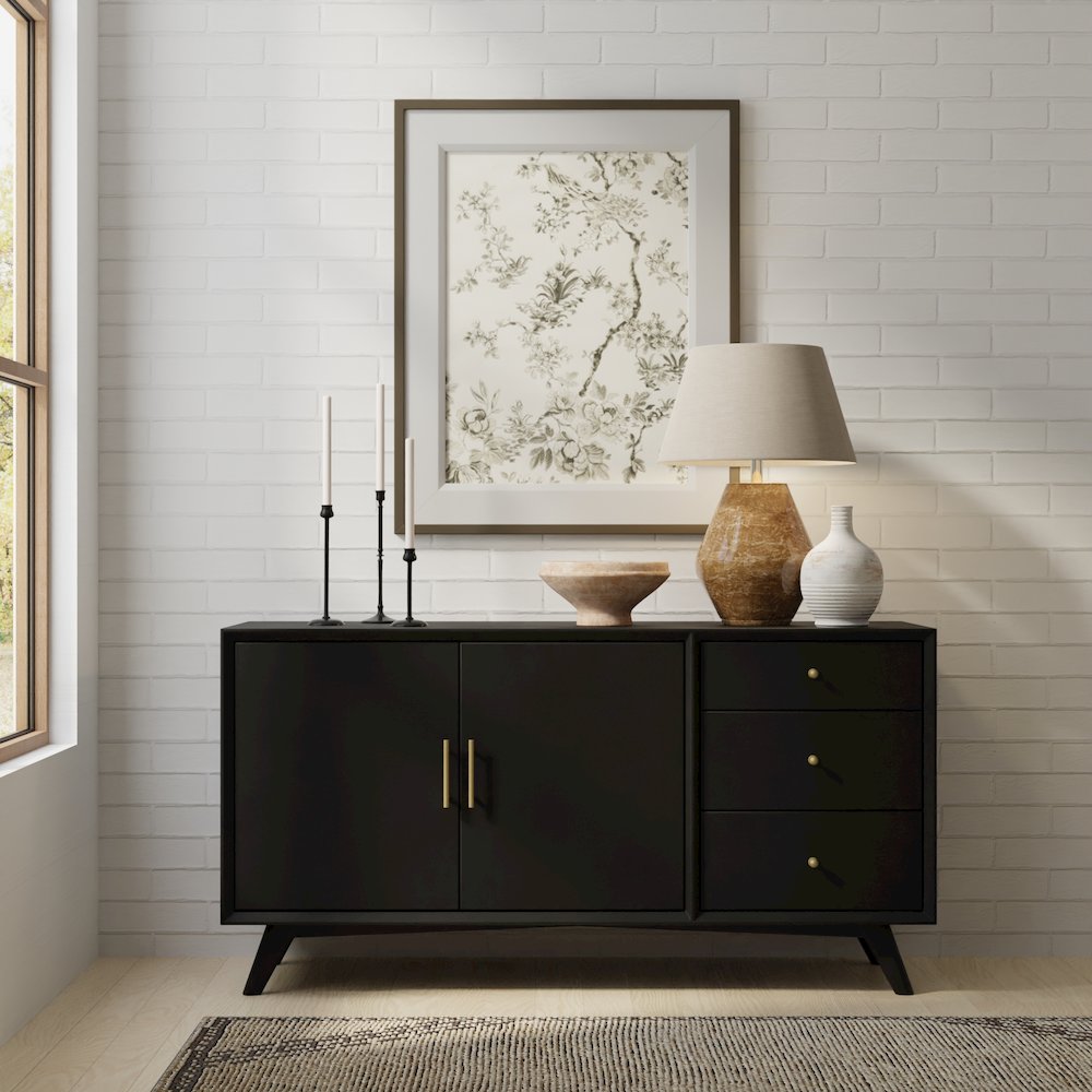 Flynn Sideboard, Black. Picture 2