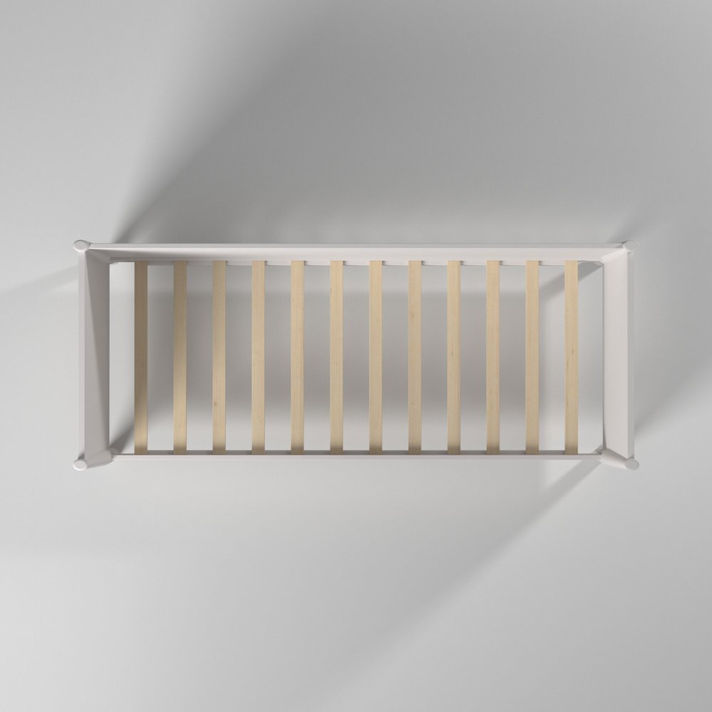 Flynn Mid Century Modern Twin Size Day Bed, White. Picture 10