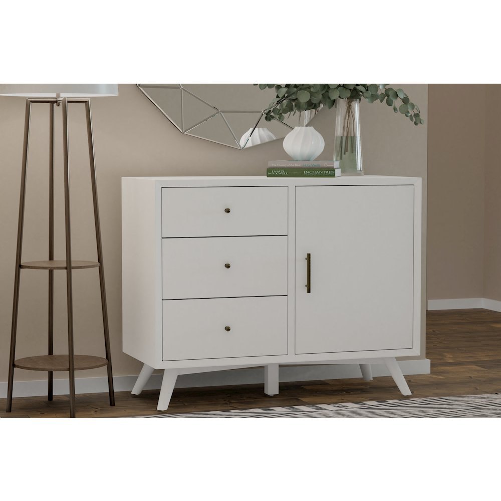 Flynn Accent Cabinet, White. Picture 1