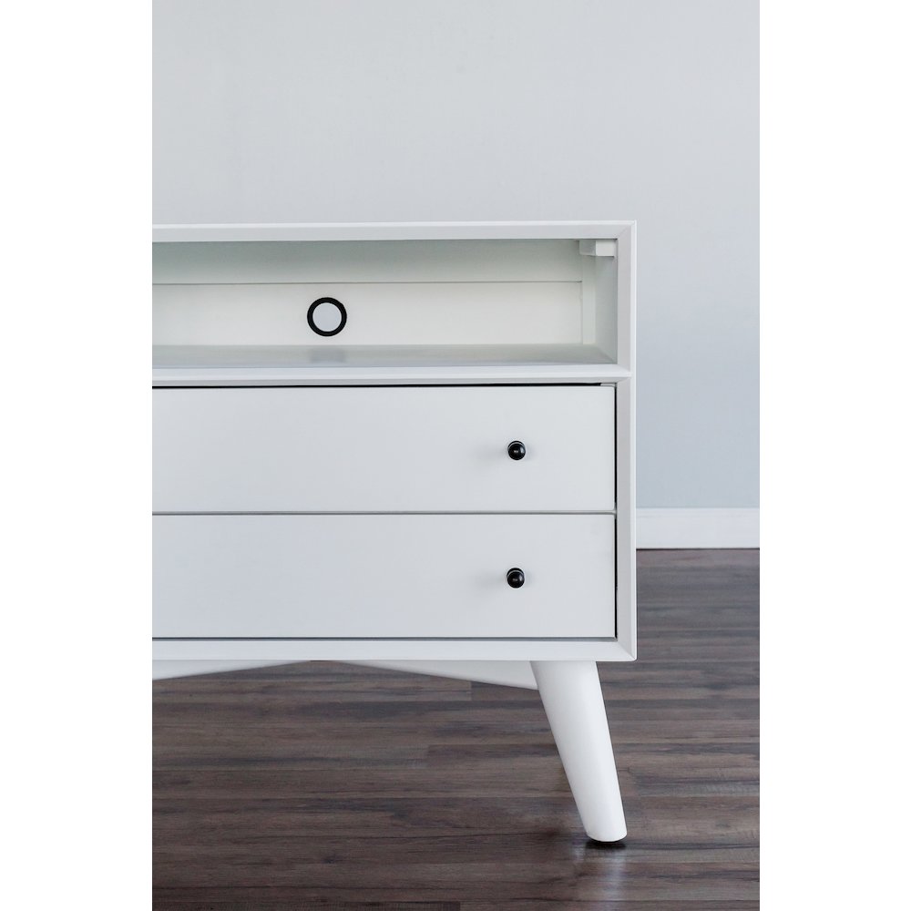 Flynn Large Nightstand, White. Picture 4
