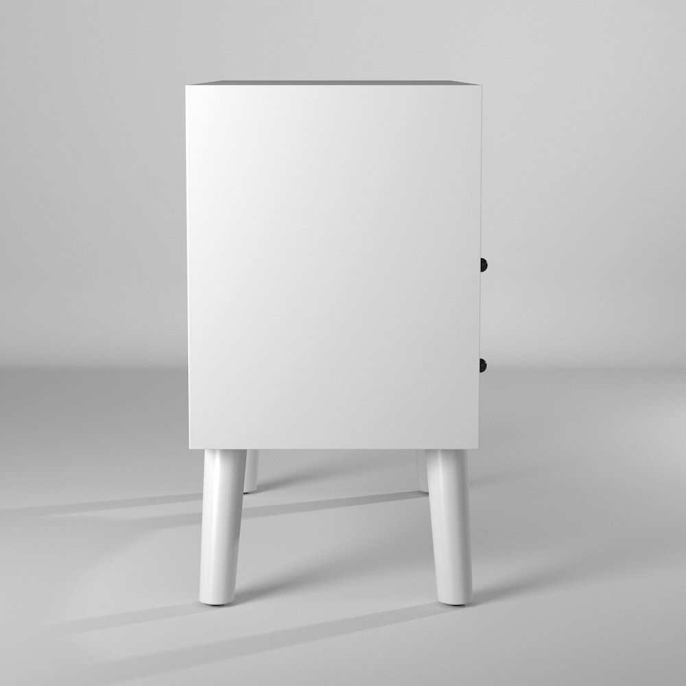 Flynn Large Nightstand, White. Picture 8