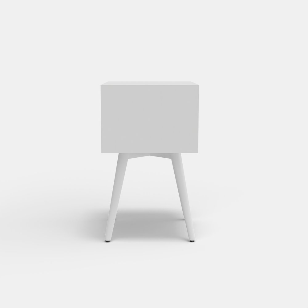 Flynn Small Nightstand, White. Picture 5