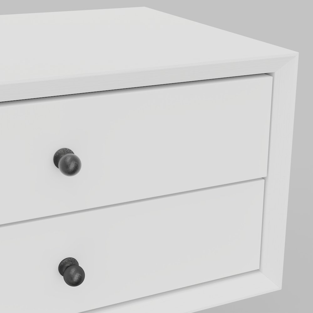 Flynn Small Nightstand, White. Picture 7