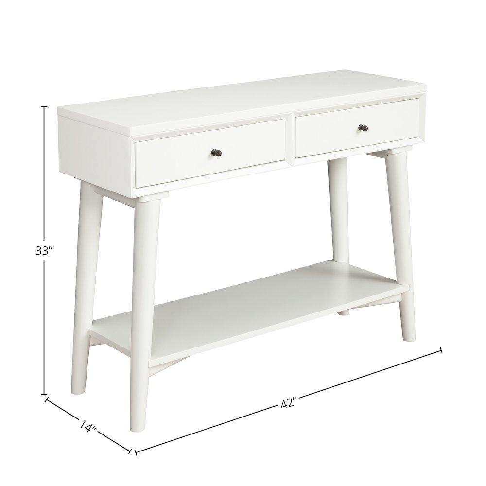 Flynn Console Table, White. Picture 1